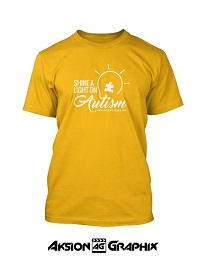 Shine a Light on Autism Yellow